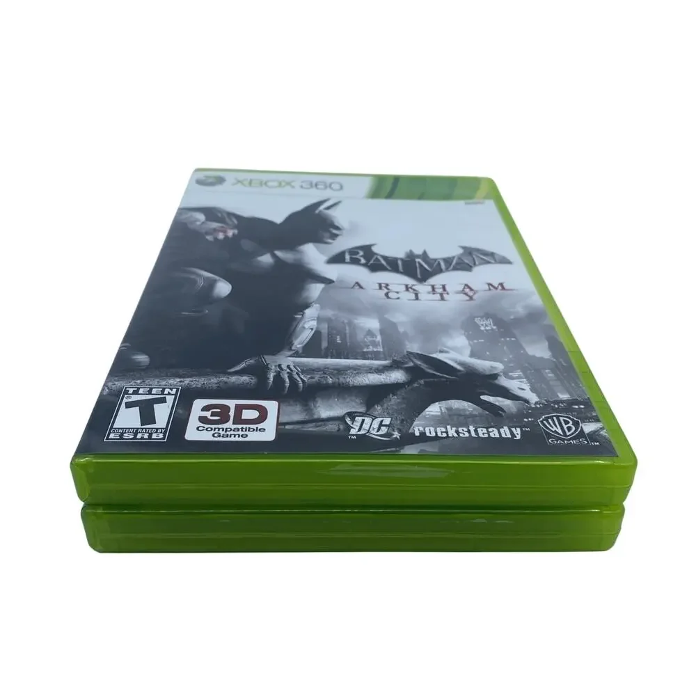 Batman Arkham Origins CIB & Arkham City Xbox 360 Game Lot Complete Tested